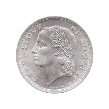 5 francs aluminum lavrillier