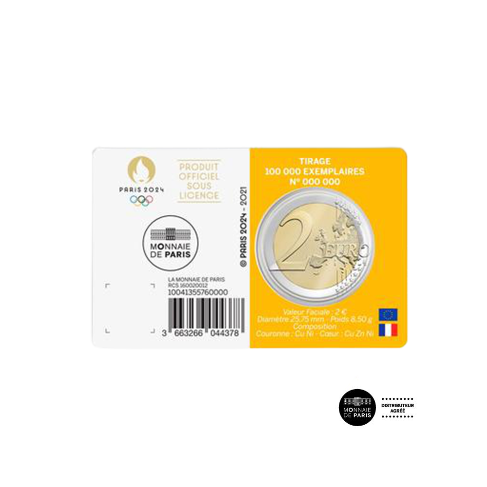 coincard 2 euro jaune