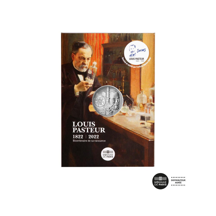 Louis Pasteur - Monnaie de 10€ Argent - 2022