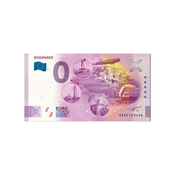 Souvenir -ticket van Zero Euro - Bodensee - Duitsland - 2021