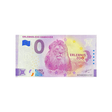 Billet souvenir de zéro euro - Erlebnis - Zoo Hannover - Allemagne - 2022