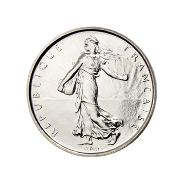 5 francs sowing silver