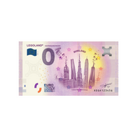 Souvenir ticket from zero to Euro - LEGOLAND 3 - Germany - 2020