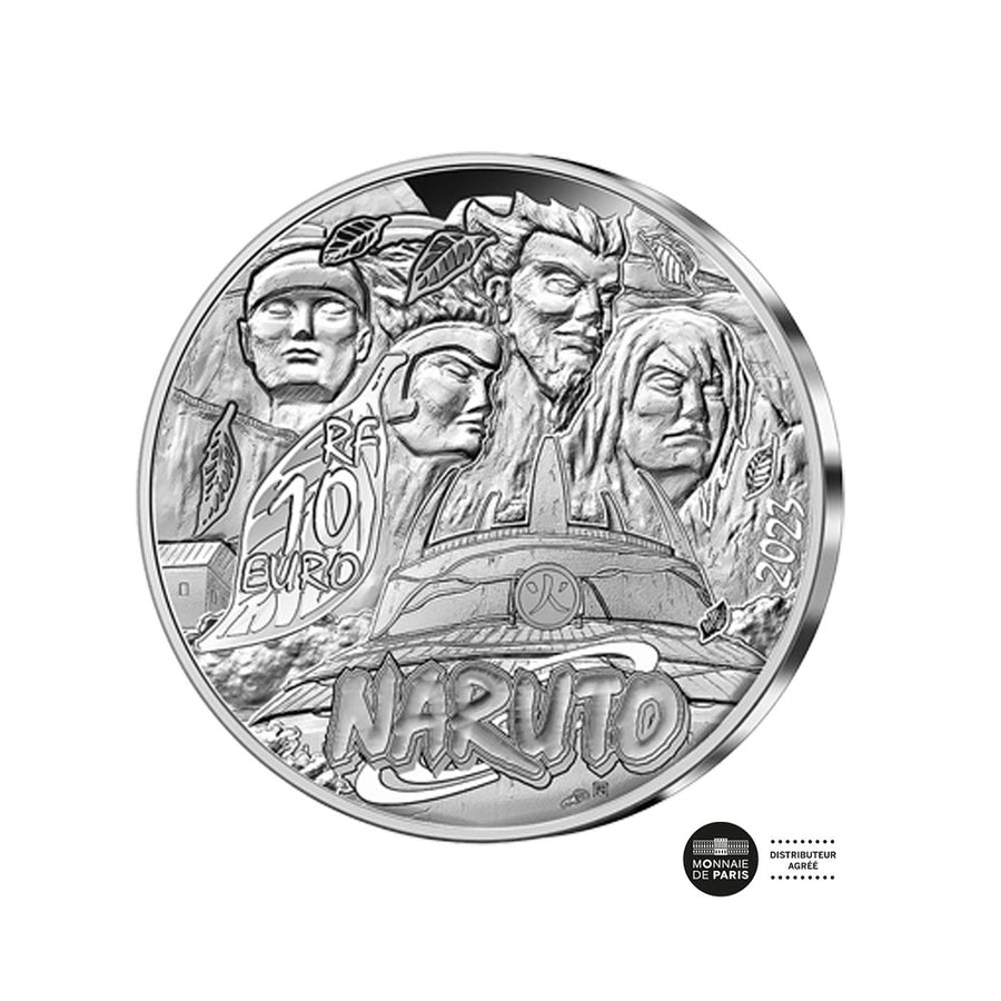 Naruto - Monnaie de 10€ Argent - BE 2023