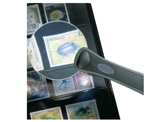 LED LIGHT LED light magnifying glass, magnification x2.5, 75mm.