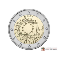 Malta 2015 - 2 Euro comemorativo - 30 anos da bandeira européia
