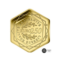 monnaie de paris monnaie de 250 euro jeux olympiques or 2022