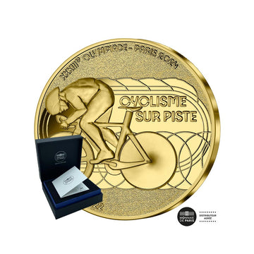 Paris 2024 Olympic Games - track cycling - money of € 50 or 1/4 Oz - BE 2022