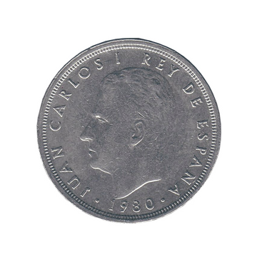 50 Pesetas Juan Carlos Spain 1980