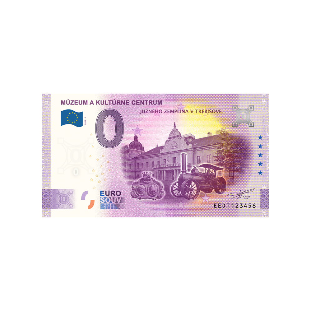 Biglietto souvenir da zero euro - múzeum a kultúrne centrum 2 - slovacchia - 2021