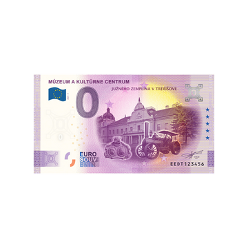 Biglietto souvenir da zero euro - múzeum a kultúrne centrum 2 - slovacchia - 2021