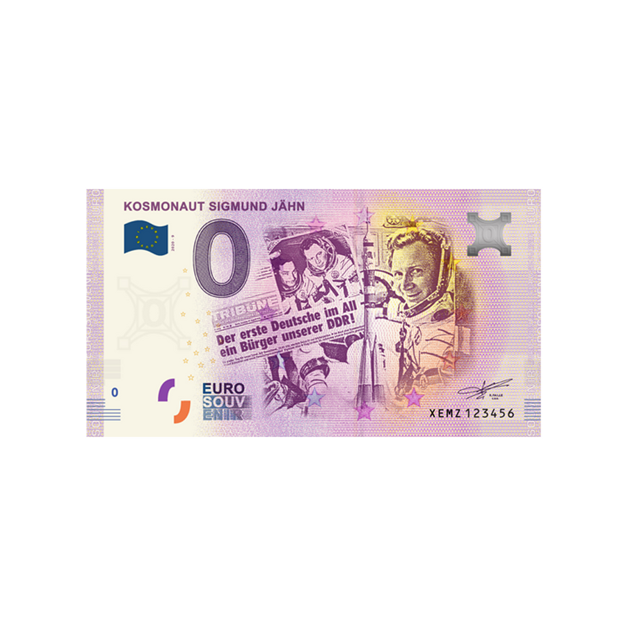 Billet souvenir de zéro euro - Kosmonaut Sigmund Jähn - Allemagne - 2020