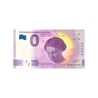 Souvenir -Ticket von null Euro - Východoslovenská galéria - Slowakei - 2021