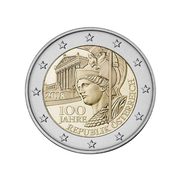 Oostenrijk 2018 - 2 euro herdenking - eeuwfeest van de Republiek Oostenrijk