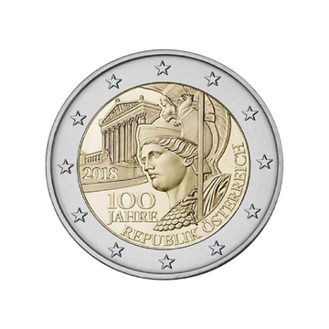 Austria 2018 - 2 Euro commemorative - Centenary of the Republic of Austria