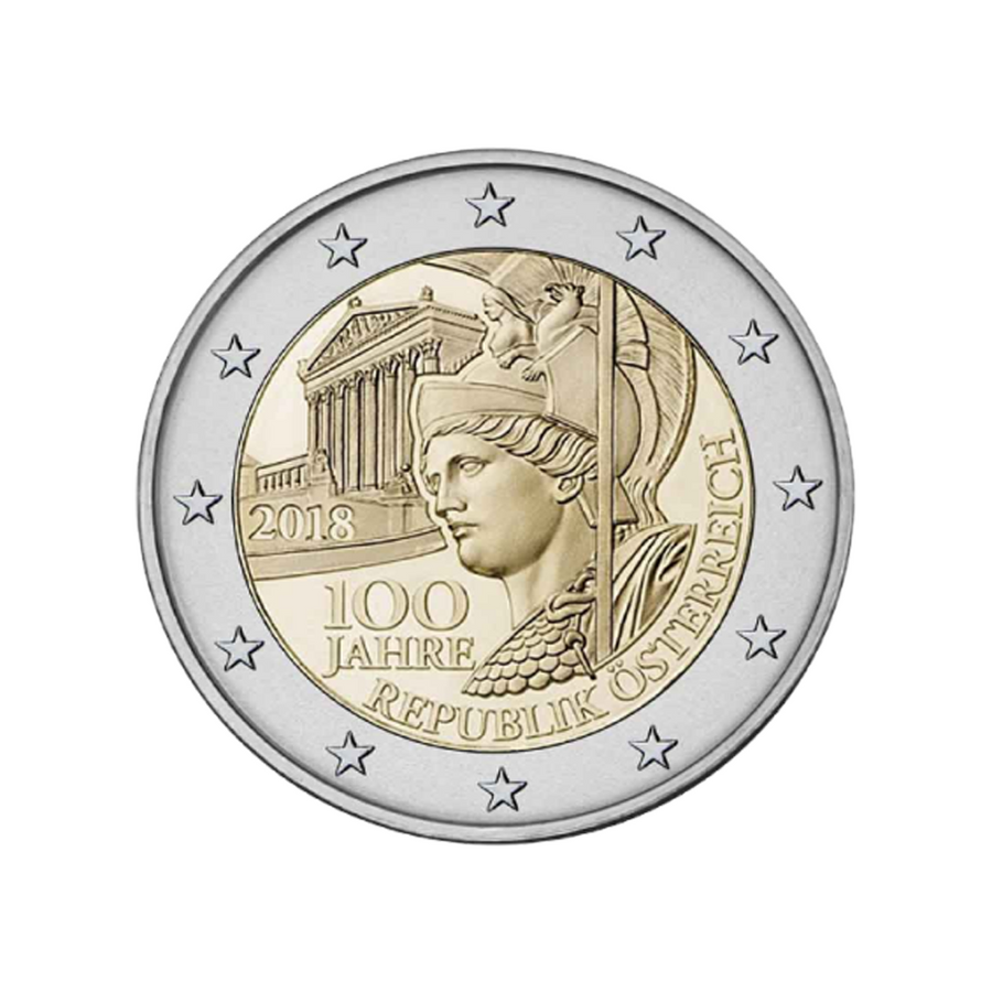 Autriche 2018 - 2 Euro Commémorative - Centenaire de la République d'Autriche