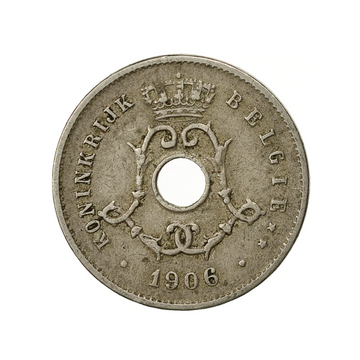 5 Leopold II cents type Michaux Belgium 1901-1907