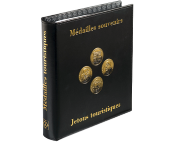 ALBUM OPTIMA POUR MÉDAILLES SOUVENIRS AVEC 5 POCHETTES OPTIMA - pieces-et-monnaies.com