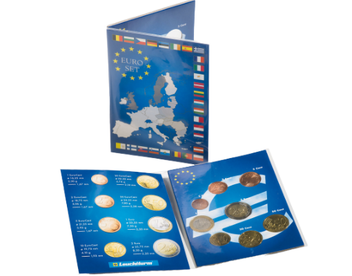 CARTE DE COLLECTION POUR 1 SÉRIE DE PIÈCES D’EURO - pieces-et-monnaies.com