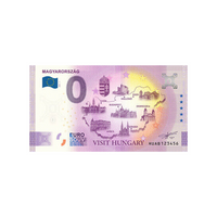 Billet souvenir de zéro euro - Magyarorszag - Hongrie - 2021