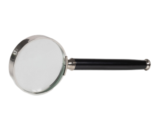 Ebony X3 magnifying glass.