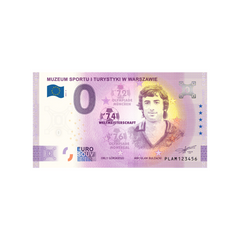 ⁣⁢Αναμνηστικό χαρτονόμισμα μηδενικού ευρώ - Muzeum Sportu i Turystyki w Warszawie - Miroslaw Bulzacki - Πολωνία - 2021⁤⁣