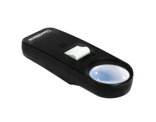 Pocket magnifying glass X7 with LED.
