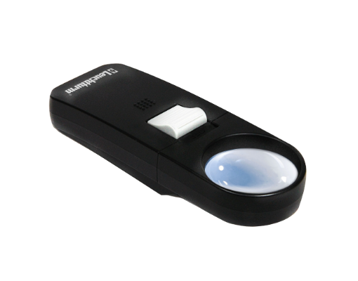 Loupe de poche X7 avec LED.