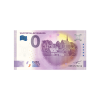 Souvenir ticket from zero euro - wuppertal -beyenburg - Germany - 2021