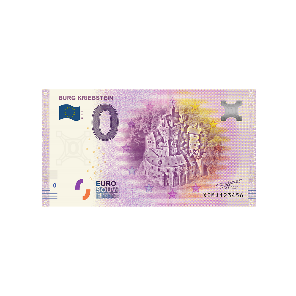 Billet souvenir de zéro euro - Burg Kriebstein - Allemagne - 2019