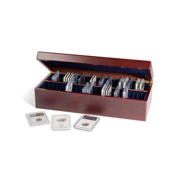 Wooden box for 50 certified capsules (slabs)