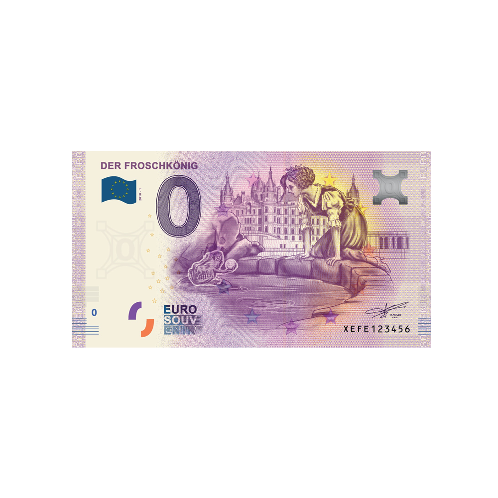 Bilhete de lembrança de zero euro - der Froschkönig - Alemanha - 2018