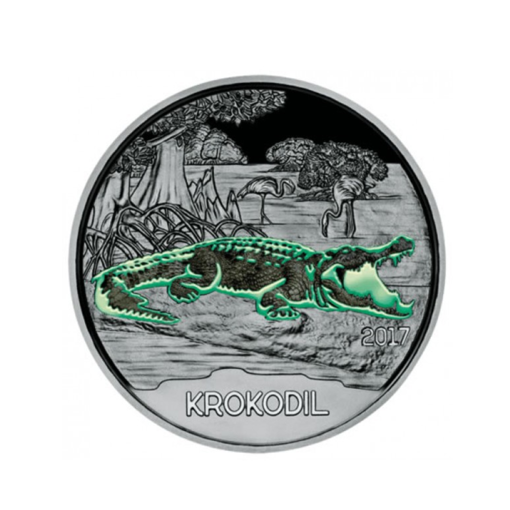 Austria 2017 - 3 Euro Commemorative - Crocodile - 3/12