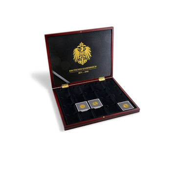 Coffret numismatique pour monnaies "150 ans de l'Empire Allemand" en capsule