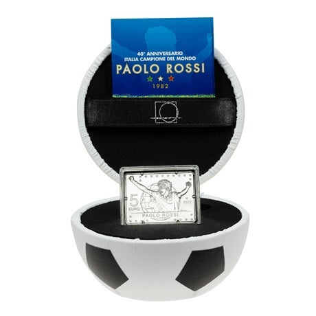 Italia 2022 - 5 Euro Commemorative - 40 anni dal titolo di campione di calcio mondiale per Italia - BU