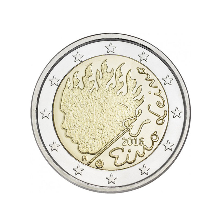 finlande 2016 2 euro eino leino