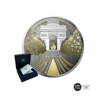 Schätze von Paris - Champs -ysées - Währung von 50 Euro Silber - 5oz 2020 sein