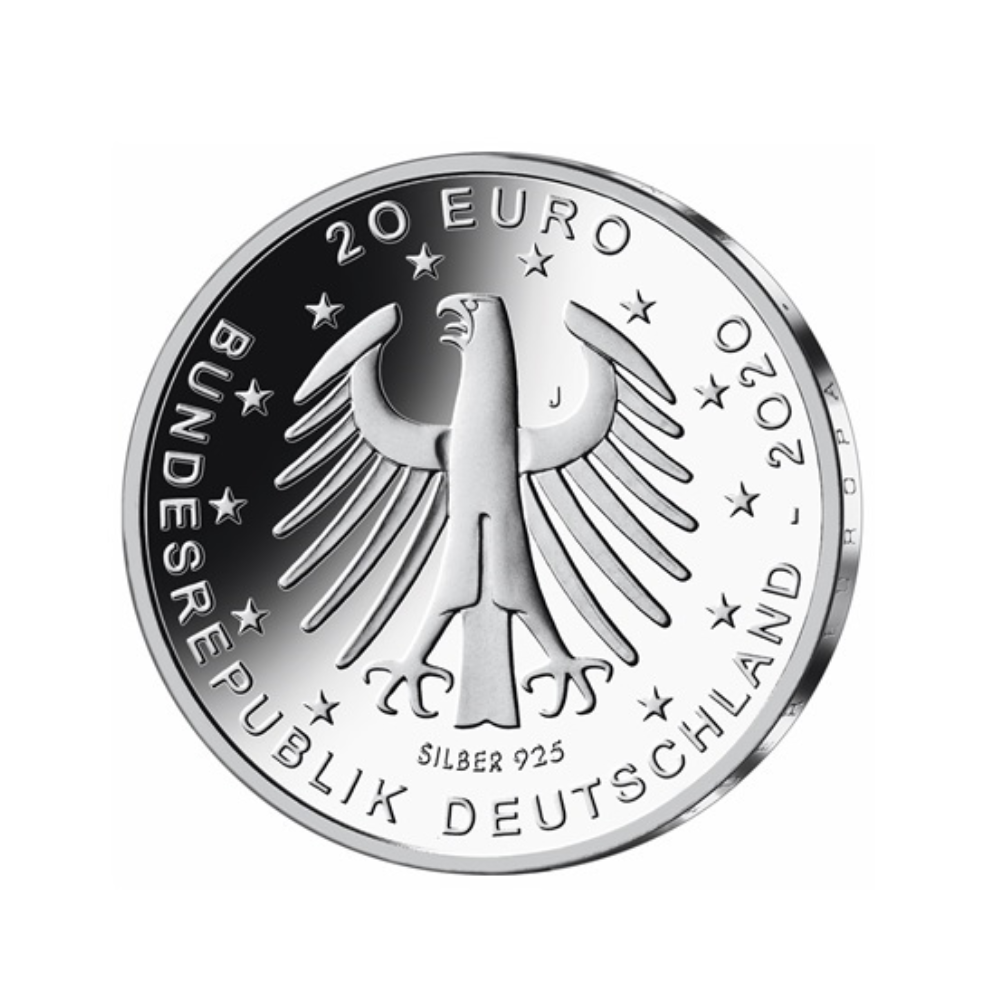 Allemagne 2020 - 20 Euro Commémorative - UEFA Euro Football
