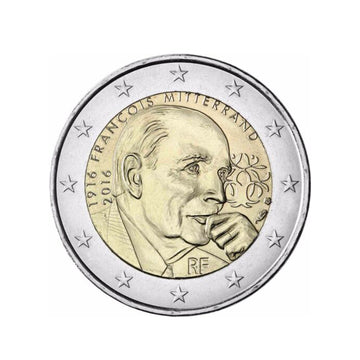 França 2016 - 2 Euro comemorativo - François Mitterand