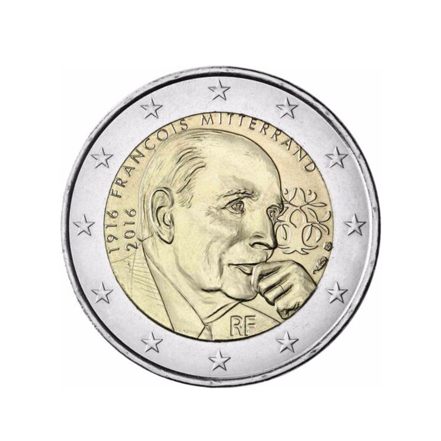 Frankreich 2016 - 2 Euro Gedenk - François Mitterand