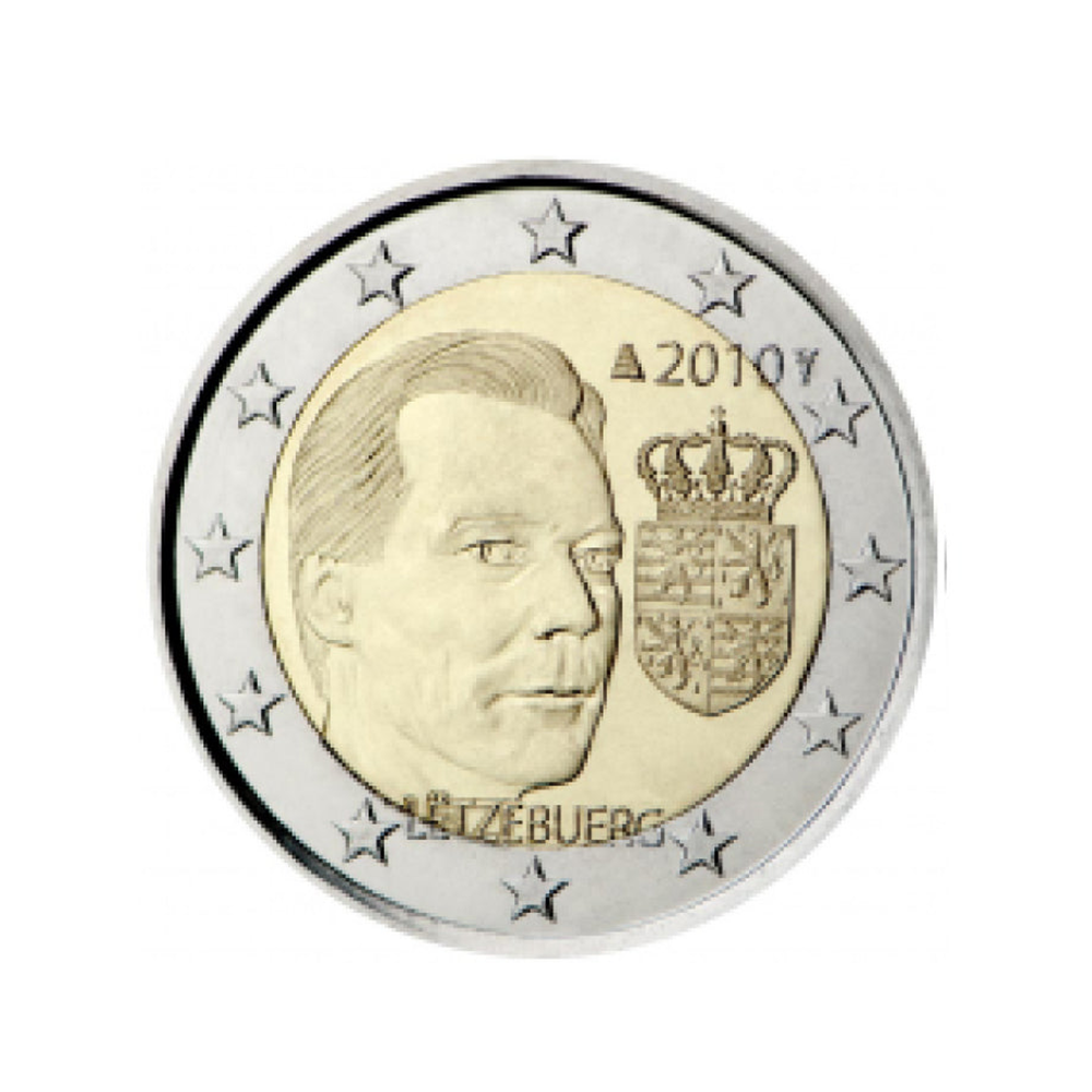 armoiries grand dux Henri 2010 2 euro