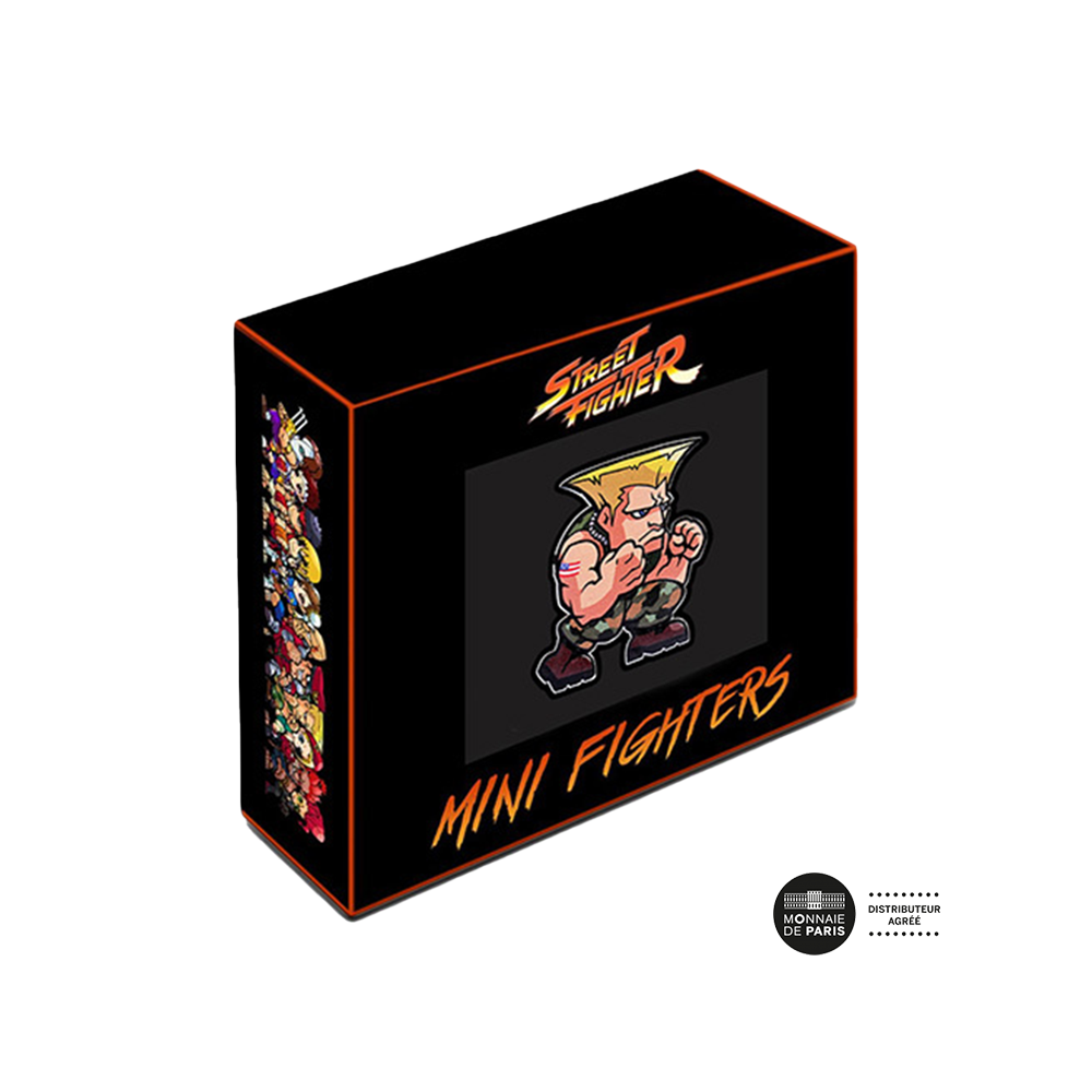 Street Fighter - Mini Fighters Guile - 1 Unz Silber 2022