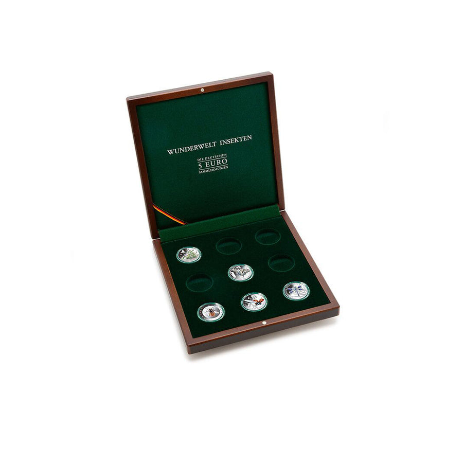 Coffret numismatique pour la collection "monde merveilleux des insectes" en capsules