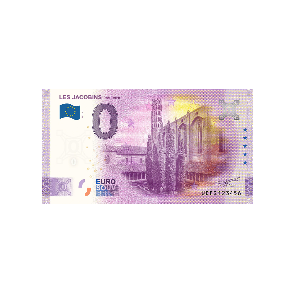 Souvenir -Ticket von Null bis Euro - Les Jacobins 2 - Frankreich - 2022