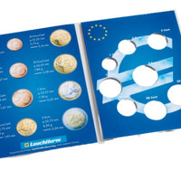 Cartão de coleção para 1 série de peças do euro
