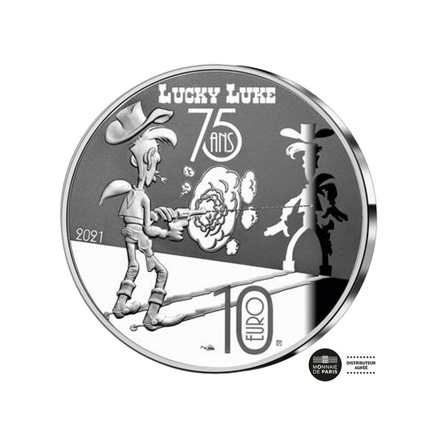 Lucky Luke - A cotton cowboy - money of € 10 money - BE 2021