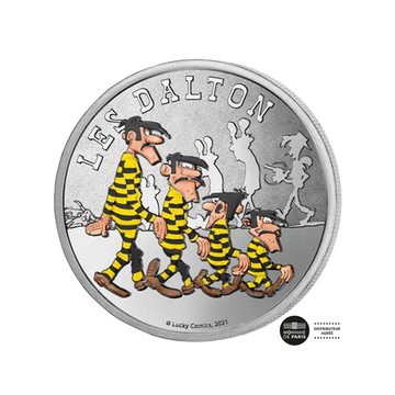 Lucky Luke - Mini -Médaille - os irmãos Dalton - 2021