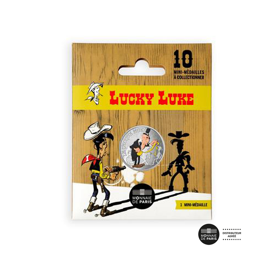 Lucky Luke - Mini -colorisierte Médaille - Death Croque - 2021