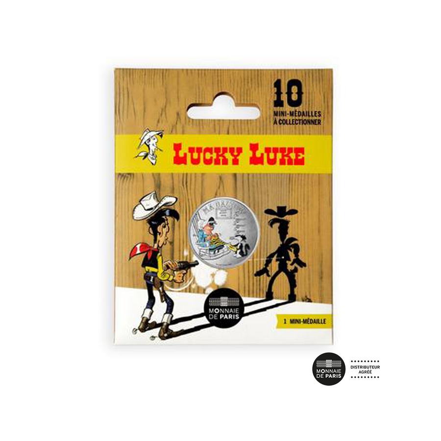 Lucky Luke - Mini-médaille colorisée - Ma Dalton - 2021