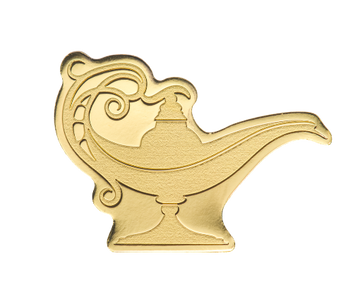 Golden Magical Lamp - 1001 nights - 0.5 g - Gold